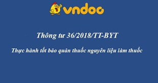 TT 36/2018/TT-BYT